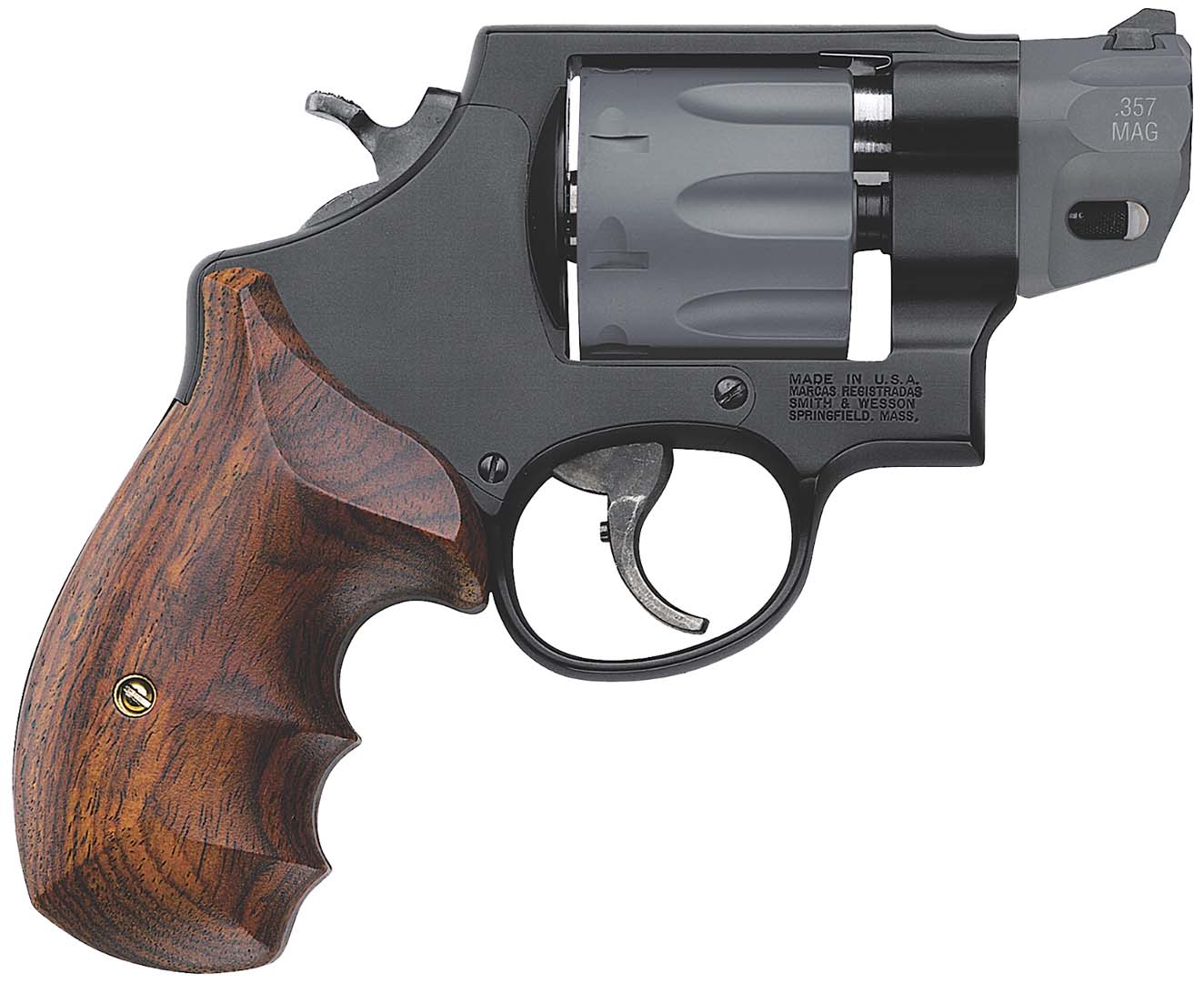 SMITH & WESSON 327 PERFORMANCE CENTER .357 MAG 2" BARREL 8RD WOOD GRIP - Image 2